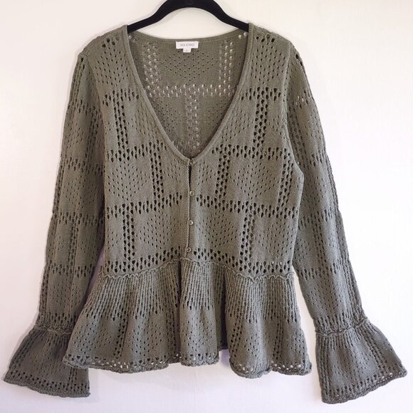 Anthropologie Olive Green Sweater - Picture 6 of 12
